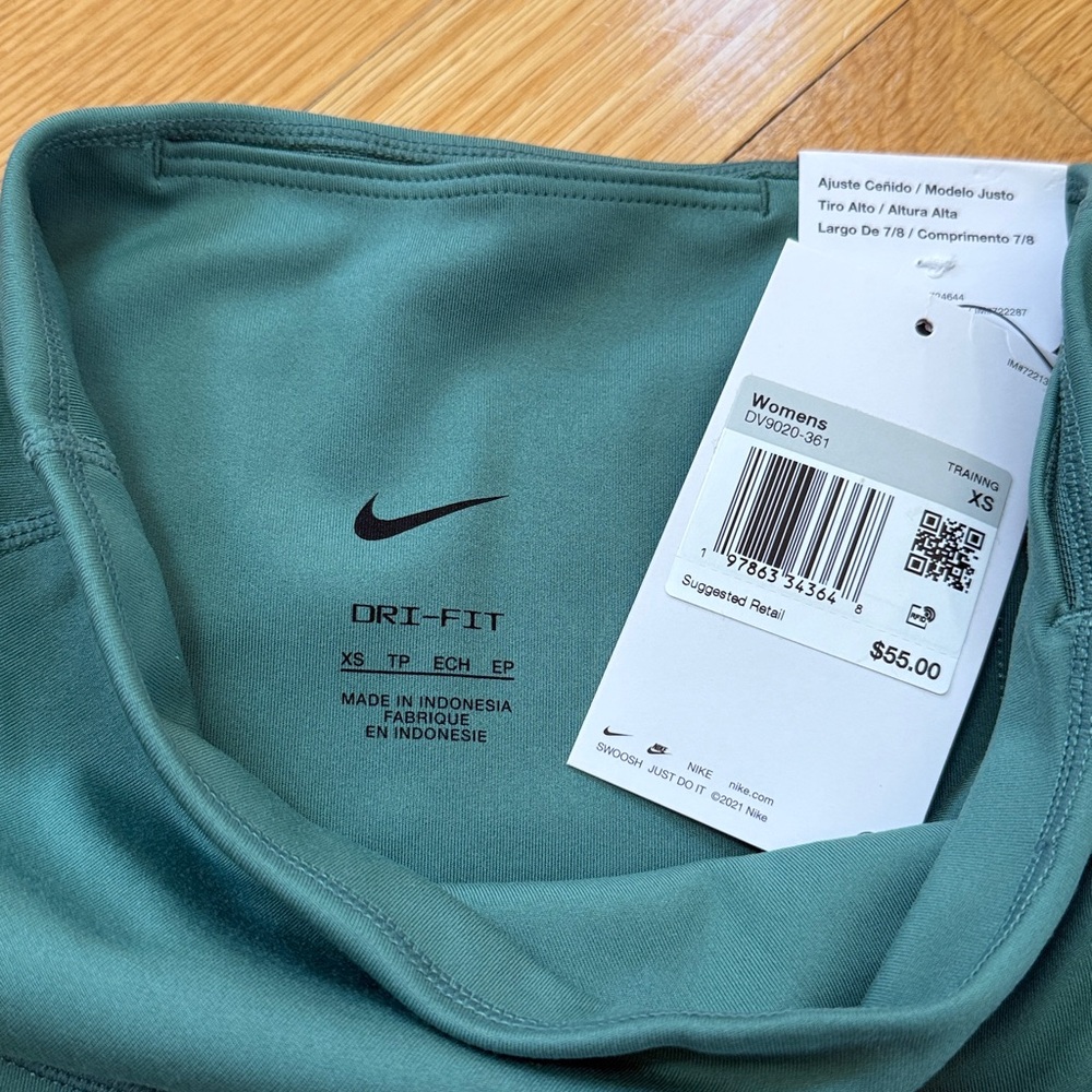 NWT Nike One High-Rise 7/8 Leggings XS - Picture 4 of 5